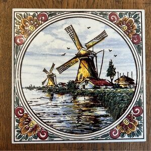 Delft Hand Painted in Holland Tile